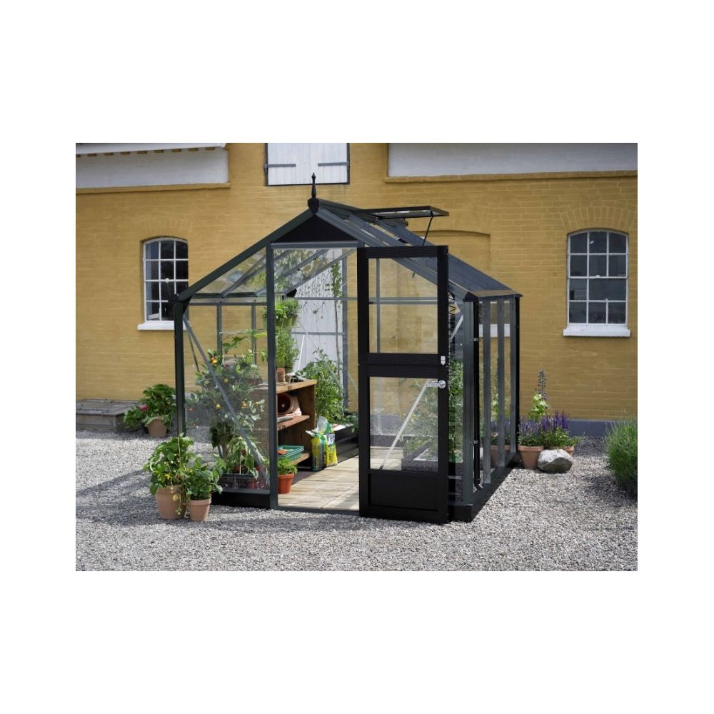 Juliana muurkas Compact 50, antraciet grijs gecoat, tuindersglas 3 mm