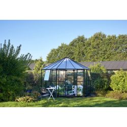 Halls prieel Atrium 90, zwart gecoat