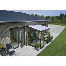 Halls muurkas Qube LT68- zwart gecoat