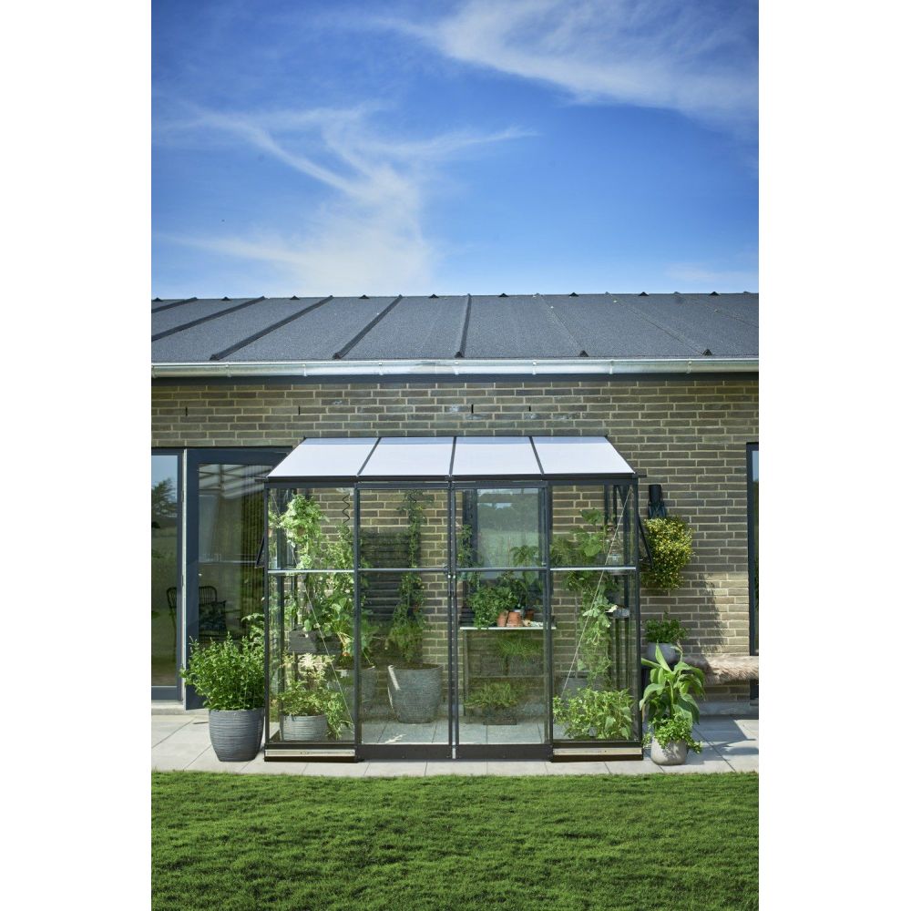 Halls muurkas Qube LT68- zwart gecoat