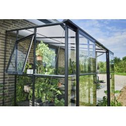 Halls muurkas Qube LT68- zwart gecoat