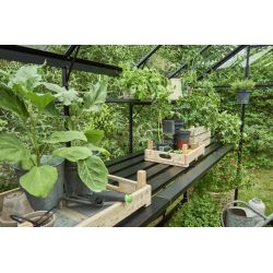 Juliana kweektafel Orangery 152 geïntegreerd - zwart