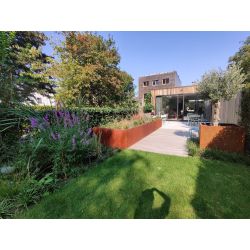 Geroba rechthoekige plantenbak Artesa B15 1400x1400x800mm - Cortenstaal