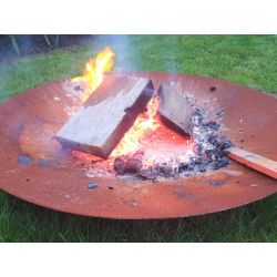 Geroba vuurschaal Diabl05 1500x201mm - Cortenstaal