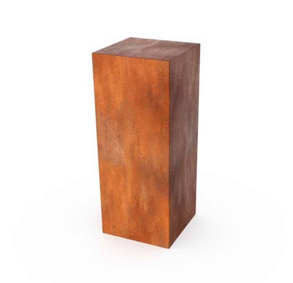 Geroba Geroba C3 sokkel vierkant 300x300x900mm - Cortenstaal