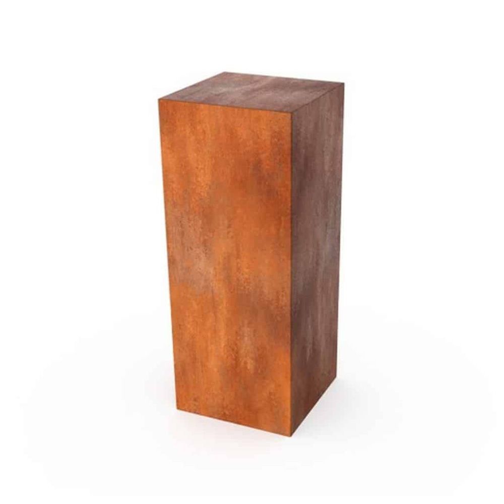 Geroba sokkel C5 400x400x1000mm - Cortenstaal