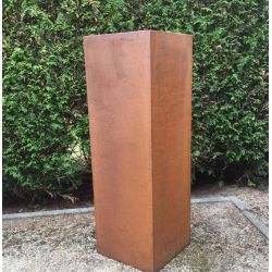 Geroba sokkel C5 400x400x1000mm - Cortenstaal