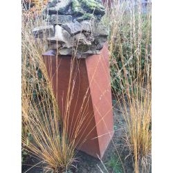 Geroba sokkel C5 400x400x1000mm - Cortenstaal