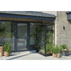 Halls muurkas Qube LT24 - zwart gecoat