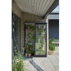 Halls muurkas Qube LT24 - zwart gecoat