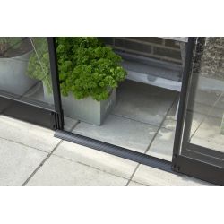 Halls muurkas Qube LT24 - zwart gecoat