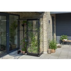Halls muurkas Qube LT24 - zwart gecoat