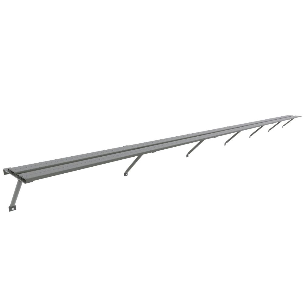 Royal Well kweekschap voor tuinkas Kate 4 - groengrijs