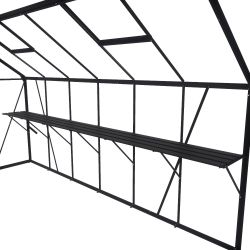 Royal Well kweektafel voor tuinkas Kate 4 - zwart