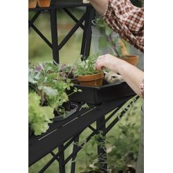 Royal Well kweektafel voor tuinkas Mary 2 - zwart