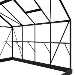 Royal Well kweektafel voor tuinkas Mary 2 - zwart