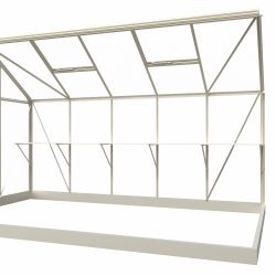 Royal Well kweektafel voor tuinkas Mary 3 - wit