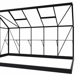 Royal Well kweektafel voor tuinkas Mary 3 - zwart