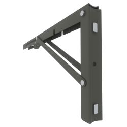 Royal Well opklapbare steun voor tuinkas - groengrijs