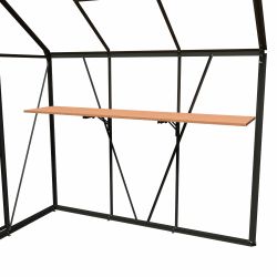 Royal Well opklapbare steun voor tuinkas - groengrijs