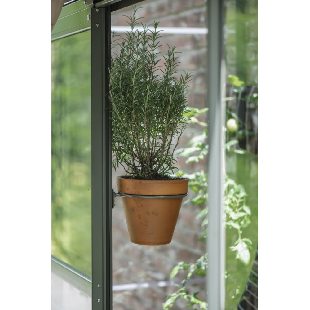 Royal Well set van 4 pothouders voor tuinkas - groengrijs