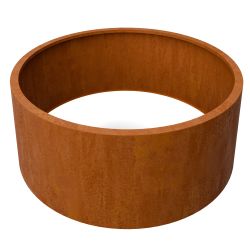 Geroba RondaZB11 ronde plantenbak zonder bodem 1500x600mm - Cortenstaal