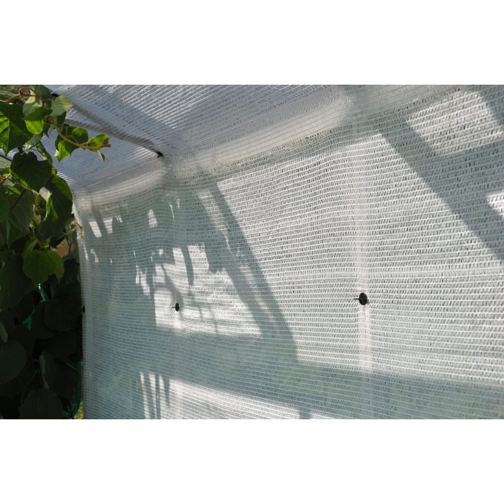 Royal Well RW15-screen schermgaas 15% voor tuinkas - wit