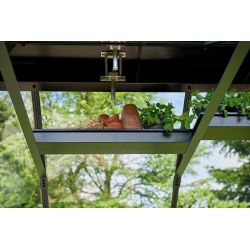 Juliana top shelf voor tuinkas - zwart