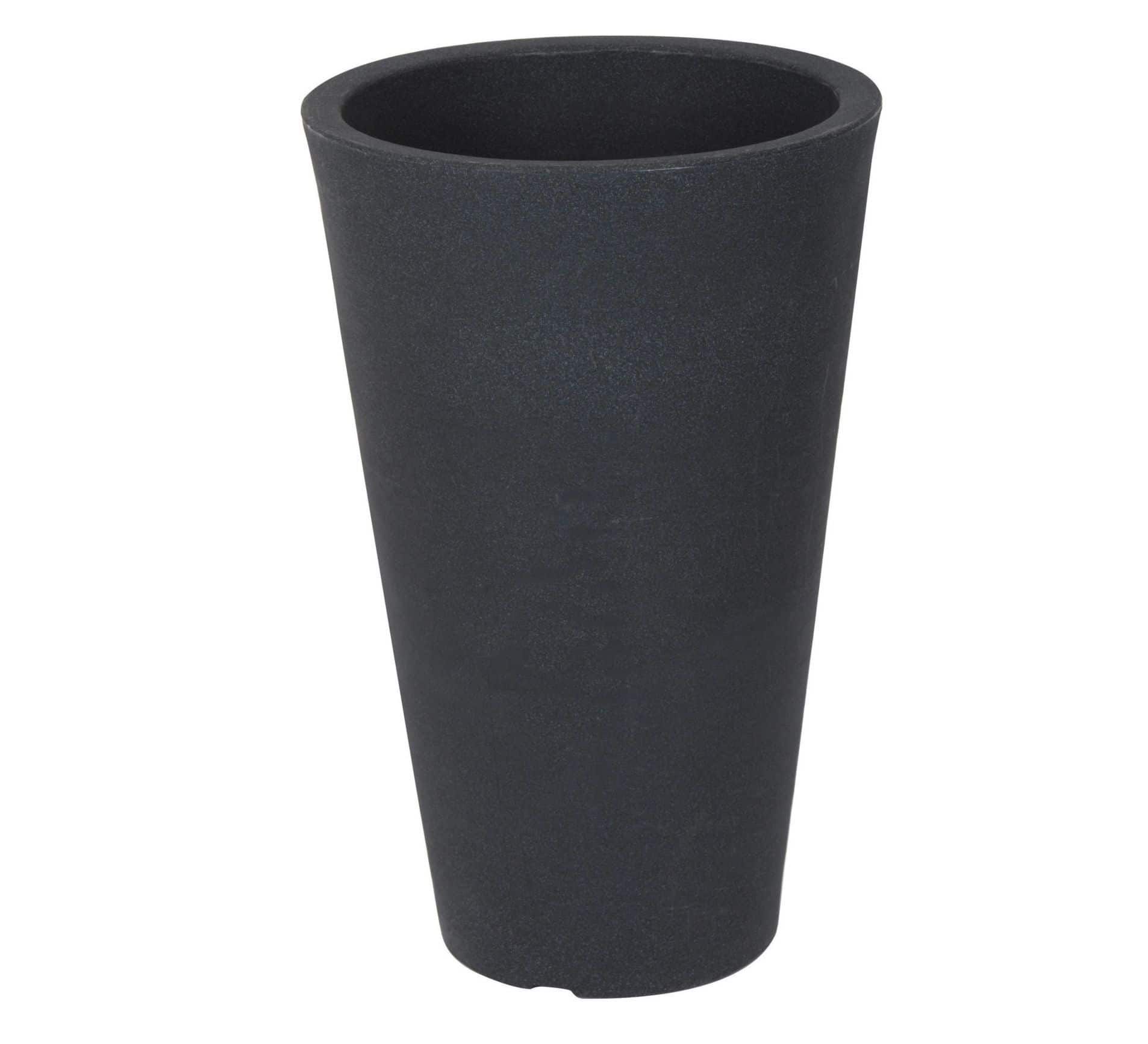 4gardenz 4gardenz Stone pilaar ronde plantenbak 35x55cm - steengrijs