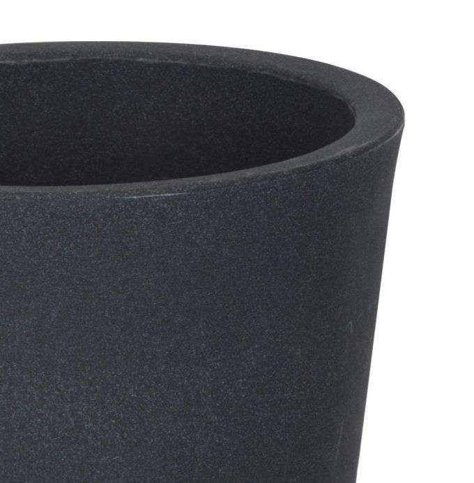 4gardenz 4gardenz Stone pilaar ronde plantenbak 35x55cm - steengrijs
