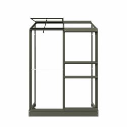 Royal Well muurkas Emma 1 met veiligheidsglas en fundering - groengrijs