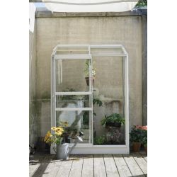 Royal Well muurkas Emma 1 met veiligheidsglas en fundering - wit