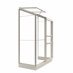 Royal Well muurkas Emma 1 met veiligheidsglas en fundering - wit