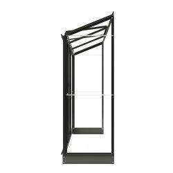 Royal Well muurkas Emma 2 met veiligheidsglas en fundering - groengrijs