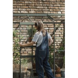 Royal Well muurkas Emma 2 met veiligheidsglas en fundering - groengrijs