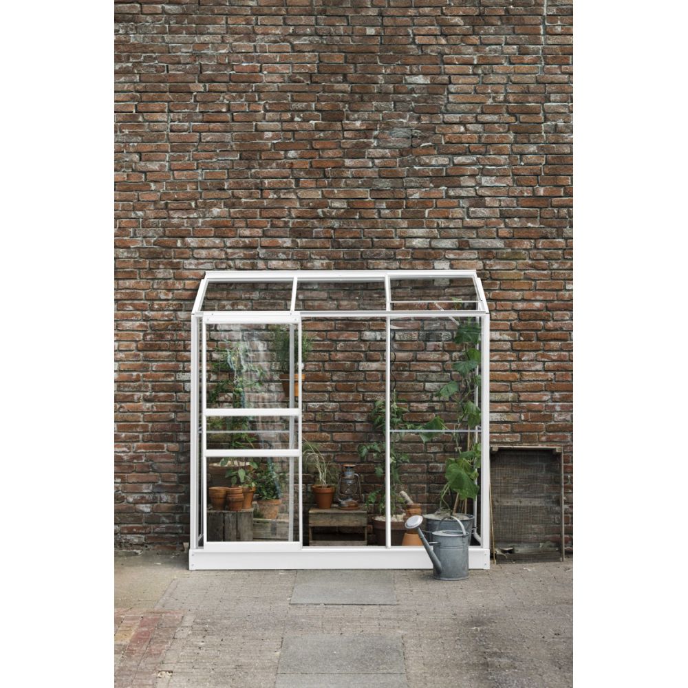 Royal Well muurkas Emma 2 met veiligheidsglas en fundering - wit