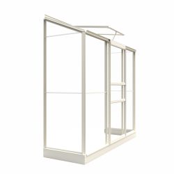 Royal Well muurkas Emma 2 met veiligheidsglas en fundering - wit