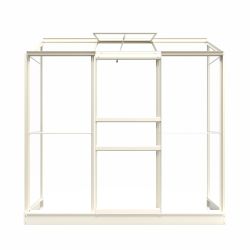 Royal Well muurkas Emma 2 met veiligheidsglas en fundering - wit