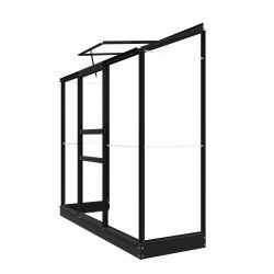 Royal Well muurkas Emma 2 met veiligheidsglas en fundering - zwart