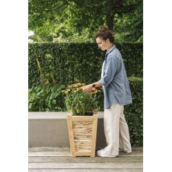 Royal Well Kai bloembak/plantenbak 60x40x40 cm - hout