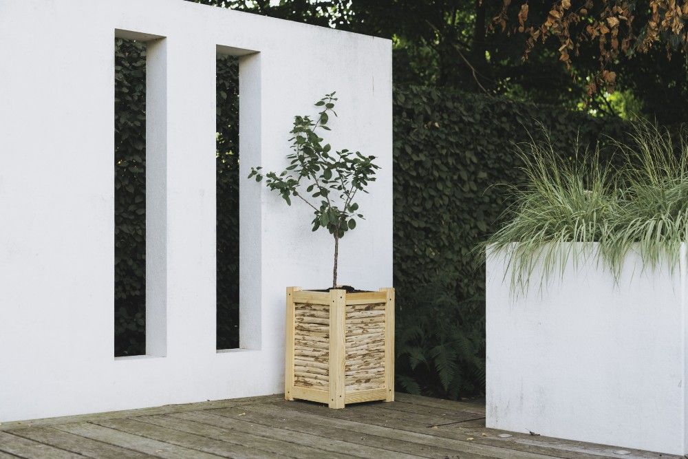 Royal Well Max bloembak/plantenbak 60x40x40 cm - hout