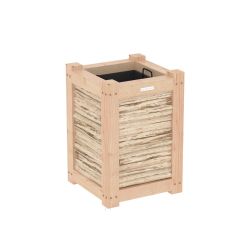 Royal Well Max bloembak/plantenbak 60x40x40 cm - hout