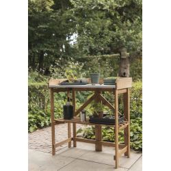 Royal Well Rachel inklapbare oppottafel 89x85x44 cm - hout