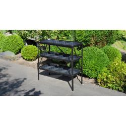 Royal Well Grow Rack 12 kweekrek/tafel - zwart