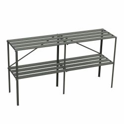 Royal Well kweektafel vrijstaand 165x45x90 cm - groengrijs