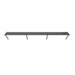 Royal Well kweektafel voor tuinkas Anne 2 - zwart