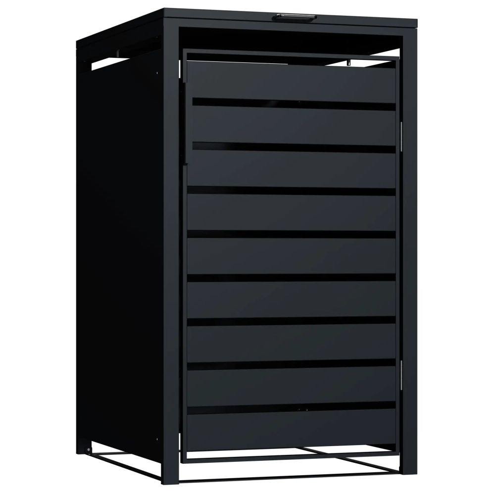 Practo Garden klikokast container ombouw staal - zwart