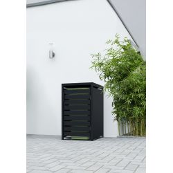 Practo Garden klikokast container ombouw staal - zwart