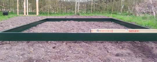 Fundering tuinkassen